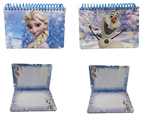 Lot of 2 Disney Frozen Elsa & Olaf Autograph Book - Disney World